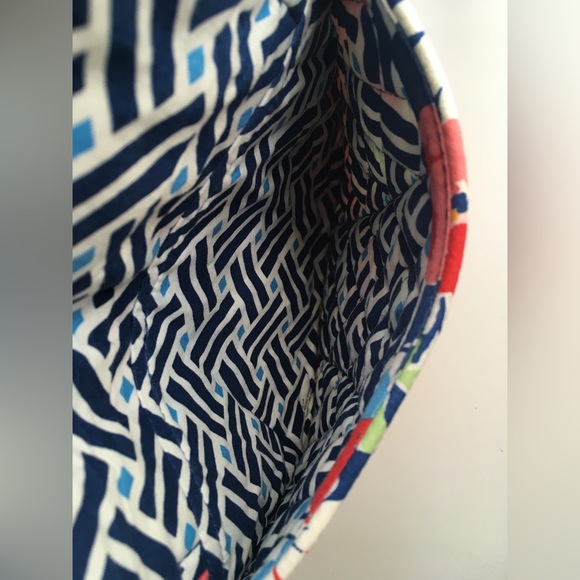 Vera Bradley Summer Cottage Pattern Crossbody Saddle Bag - Picture 11 of 13